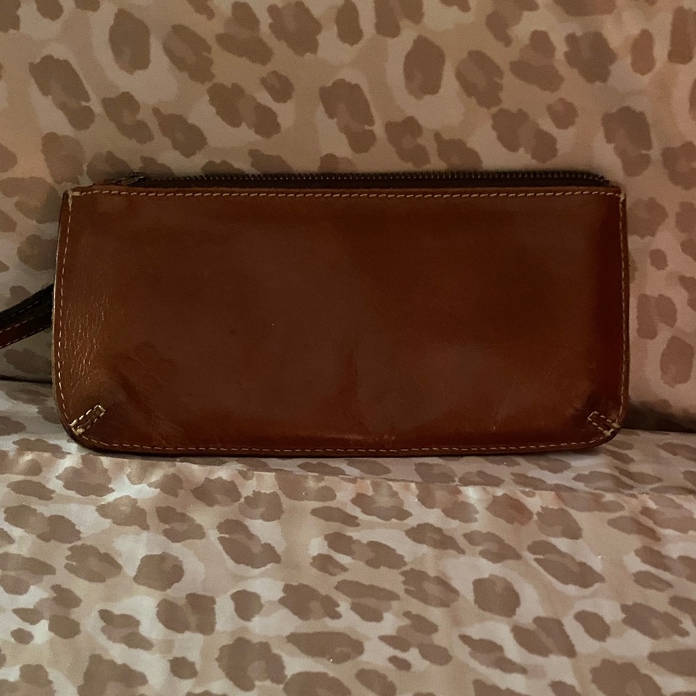 Patricia Nash Embossed Brown Leather Wallet - Picture 2 of 3